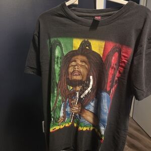 Kids Black Graphic T-Shirt